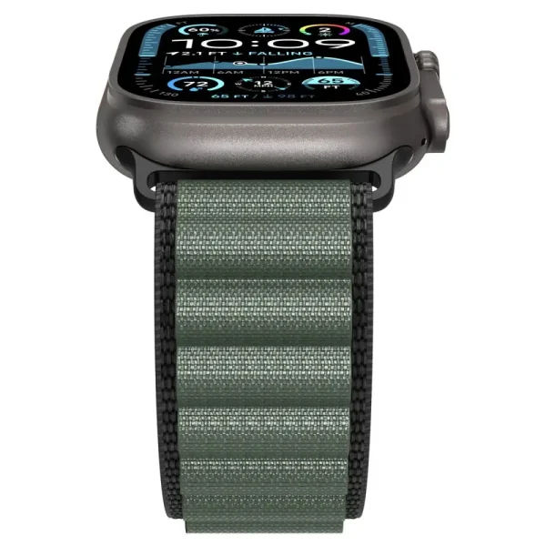 Spigen WBF1 Band Black Green-Apple Watch 44/45/46/49 mm (AMP10223) - Image 11