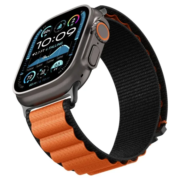 Spigen WBF1 Band Black Orange-Apple Watch 44/45/46/49 mm (AMP10145) - Image 10