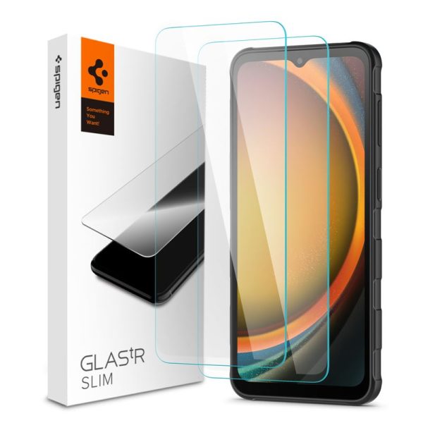 Spigen Glass tR Slim 2 Pack - Samsung Galaxy XCover 7 Pro/ 7