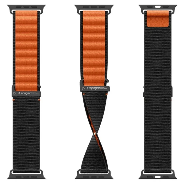 Spigen WBF1 Band Black Orange-Apple Watch 44/45/46/49 mm (AMP10145) - Image 9