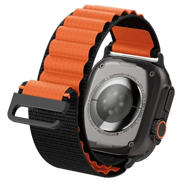 Spigen WBF1 Band Black Orange-Apple Watch 44/45/46/49 mm (AMP10145) - Image 8