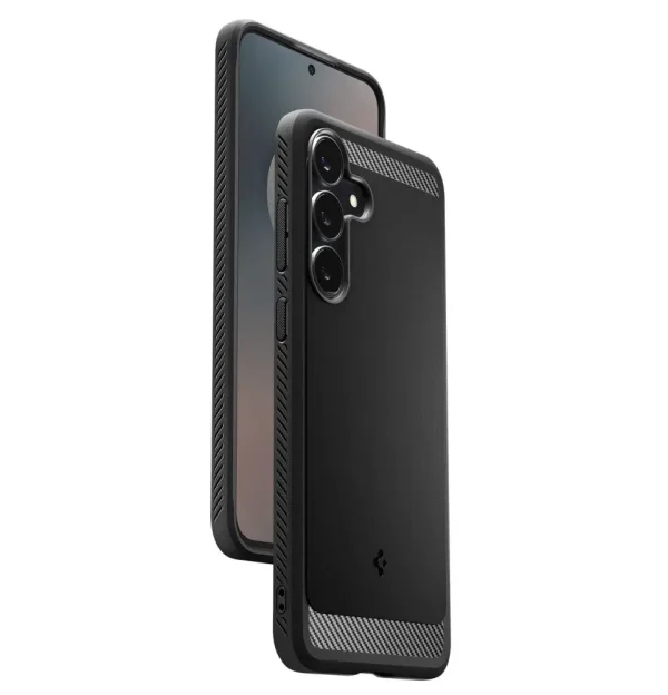 Spigen Rugged Armor Matte Black-Samsung Galaxy S25 FE (ACS10025) - Image 5