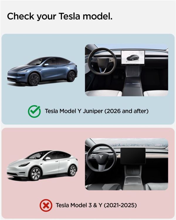 Spigen Tesla Wireless Charging Pad Cover white - Tesla model Y 2025 (ACP10032) - Image 11