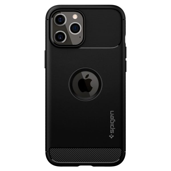 Spigen Rugged Armor Case Black for Apple iPhone 12 / 12 Pro (ACS01700) - Image 16