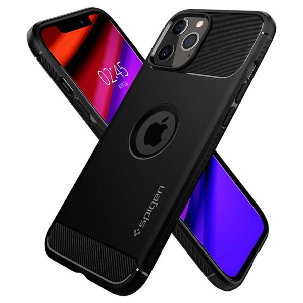 Spigen Rugged Armor Case Black for Apple iPhone 12 / 12 Pro (ACS01700) - Image 23