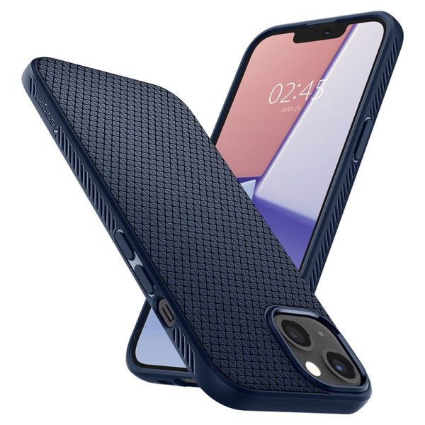 Θήκη Spigen Liquid Air Navy Blue - Apple iPhone 13 (ACS03520) - Image 8