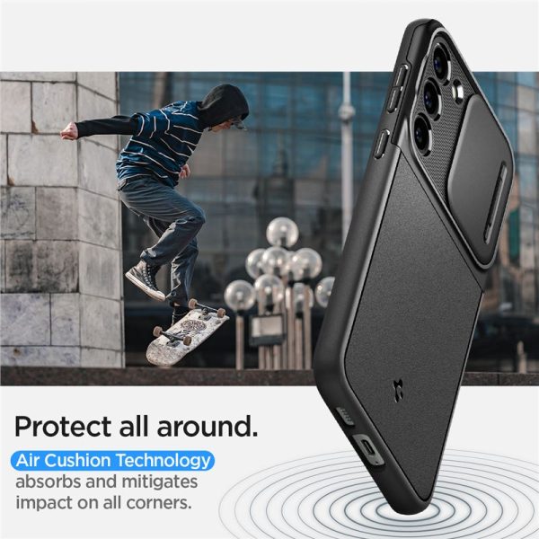 SPIGEN OPTIK ARMOR GALAXY S23 BLACK (ACS05733) - Image 15