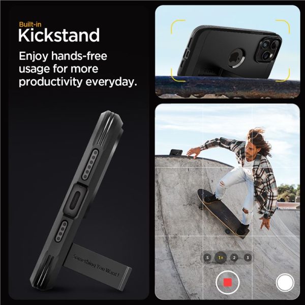 SPIGEN TOUGH ARMOR MAG MAGSAFE IPHONE 15 PRO MAX BLACK (ACS06594) - Image 33