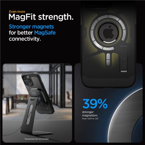 SPIGEN TOUGH ARMOR MAG MAGSAFE IPHONE 15 PRO MAX BLACK (ACS06594) - Image 35