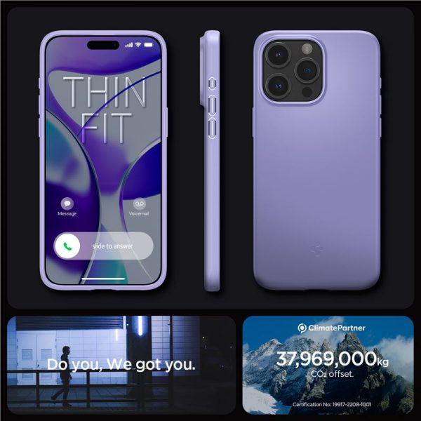 Θήκη Spigen Thin Fit Iris Purple-Apple iPhone 15 Pro (ACS06692) - Image 25