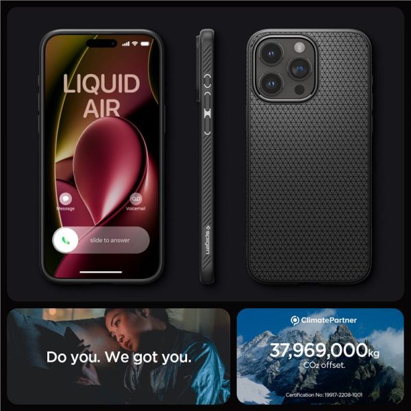 Θήκη Spigen Liquid Air Black-Apple iPhone 15 Pro (ACS06704) - Image 32