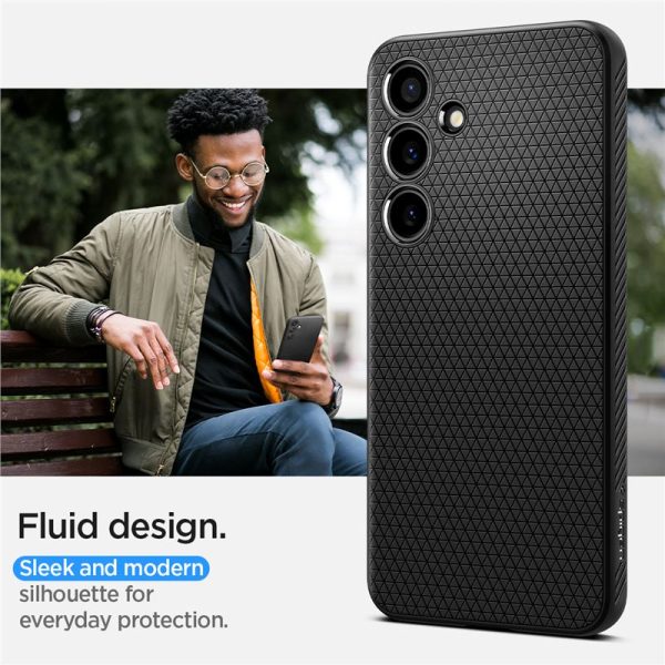 Θήκη Spigen Liquid Air Matte Black-Samsung Galaxy S24 (ACS07347) - Image 38