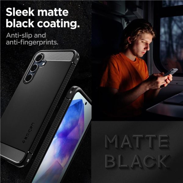 Θήκη Spigen Rugged Armor Black-Samsung Galaxy A55 5G (ACS07500) - Image 21