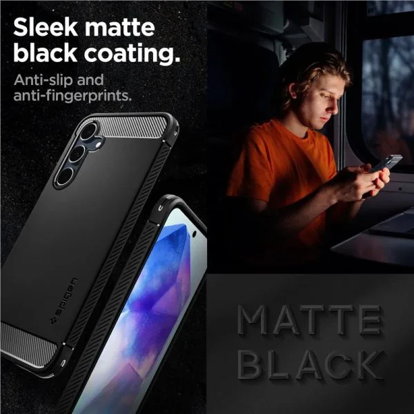 Θήκη Spigen Rugged Armor Black-Samsung Galaxy A55 5G (ACS07500) - Image 21