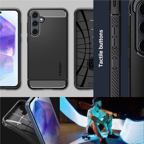 Θήκη Spigen Rugged Armor Black-Samsung Galaxy A55 5G (ACS07500) - Image 24