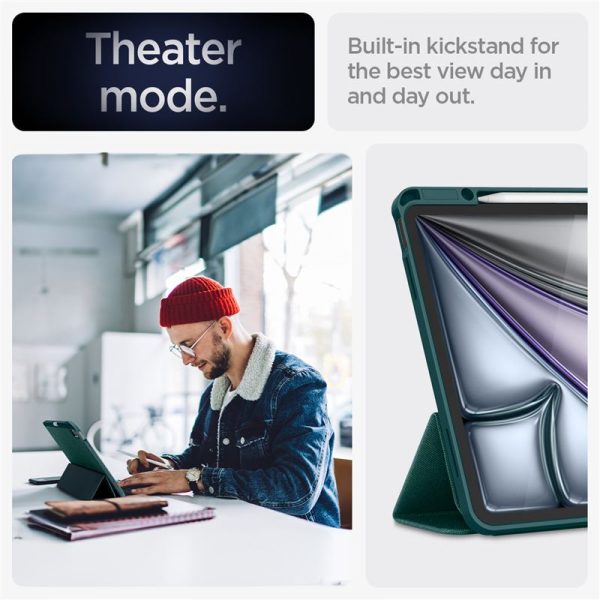SPIGEN URBAN FIT IPAD PRO 13 7 / 2024 MIDNIGHT GREEN (ACS07763) - Image 29
