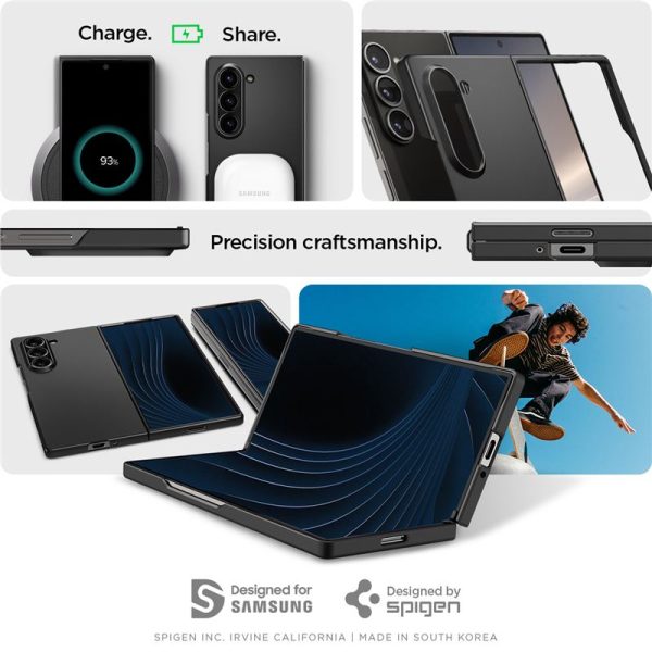 Θήκη Spigen AirSkin Black-Samsung Galaxy Z Fold 6 (ACS07816) - Image 24