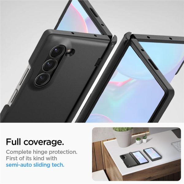 Θήκη Spigen Slim Armor Pro Black-Samsung Galaxy Z Fold 6 (ACS07820) - Image 17