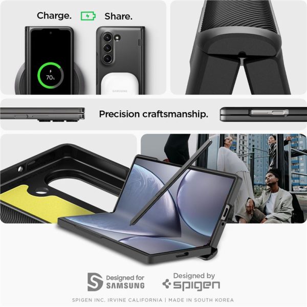 Θήκη Spigen Slim Armor Pro Black-Samsung Galaxy Z Fold 6 (ACS07820) - Image 21