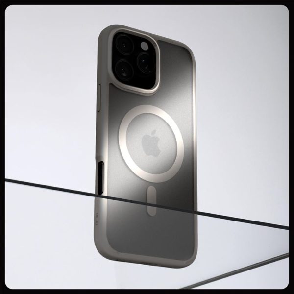 Θήκη Spigen Ultra Hybrid (MagFit) Frost Natural Titanium-Apple iPhone 16 Pro (ACS08138) - Image 19