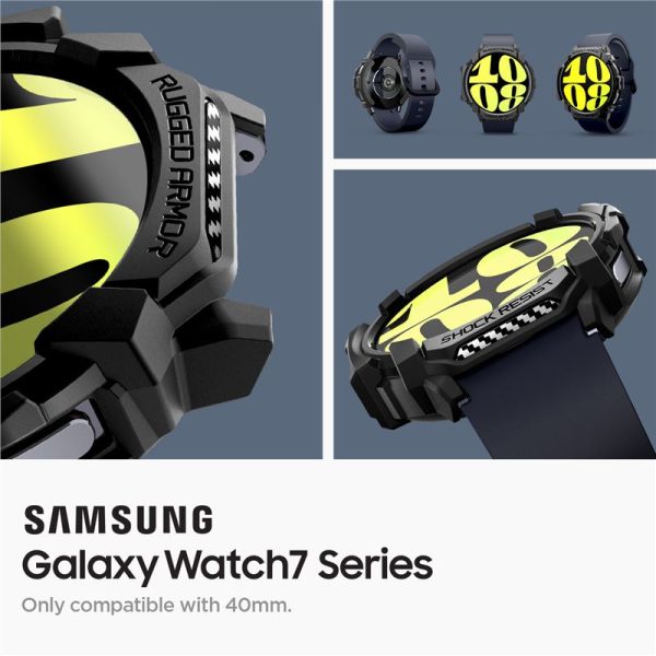 Θήκη Spigen Rugged Armor Black-Samsung Galaxy Watch 7 44mm (ACS08337) - Image 20