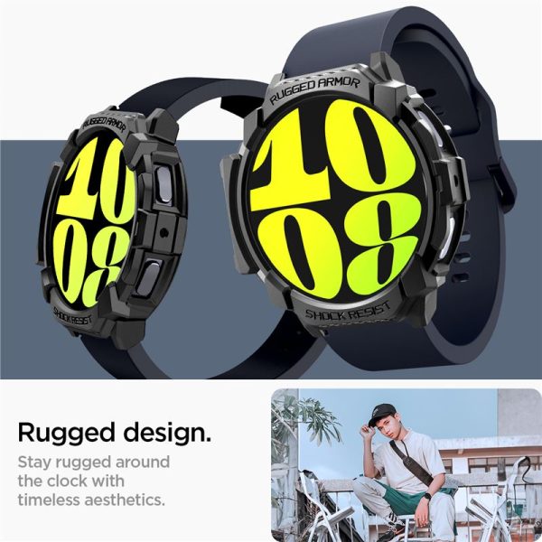 Θήκη Spigen Rugged Armor Black-Samsung Galaxy Watch 7 44mm (ACS08337) - Image 21