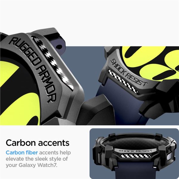 Θήκη Spigen Rugged Armor Black-Samsung Galaxy Watch 7 44mm (ACS08337) - Image 14