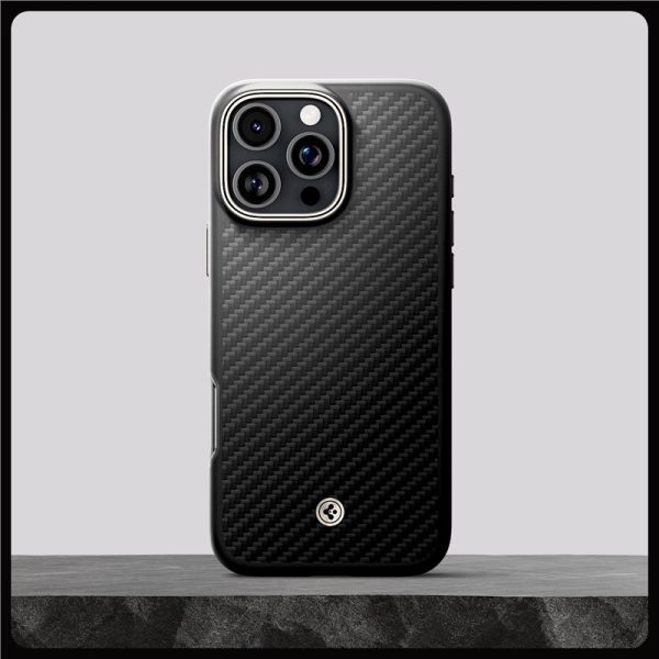Θήκη Spigen Enzo Aramid (MagFit) Black Natural-Apple iPhone 16 Pro Max (ACS08501) - Image 23