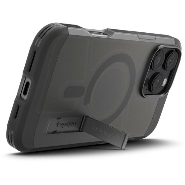 SPIGEN TOUGH ARMOR MAG MAGSAFE IPHONE 16 PRO MAX FROST BLACK (ACS08502) - Image 27