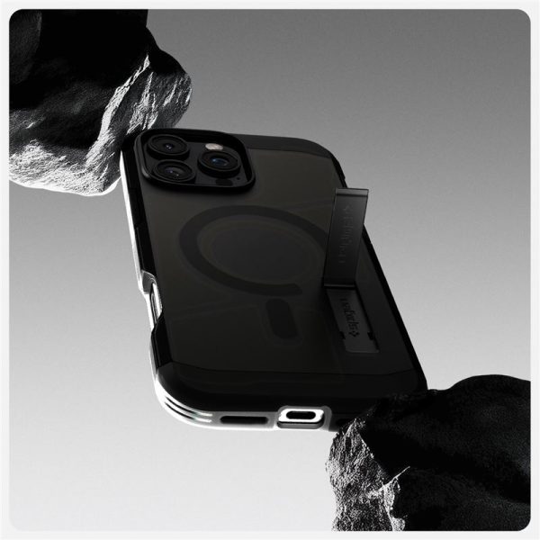 SPIGEN TOUGH ARMOR MAG MAGSAFE IPHONE 16 PRO MAX FROST BLACK (ACS08502) - Image 29