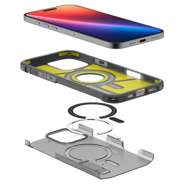 SPIGEN TOUGH ARMOR MAG MAGSAFE IPHONE 16 PRO MAX FROST BLACK (ACS08502) - Image 20