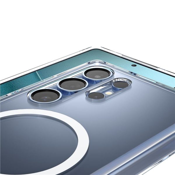 Spigen Ultra Hybrid S MagSafe Clear White-Samsung Galaxy S25 Ultra (ACS08963) - Image 19