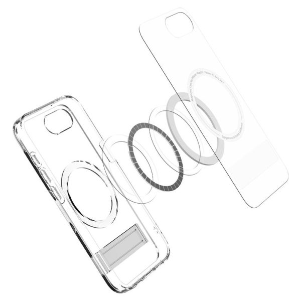 Spigen Ultra Hybrid S MagSafe clear white-Apple iPhone 16e (ACS09148) - Image 19