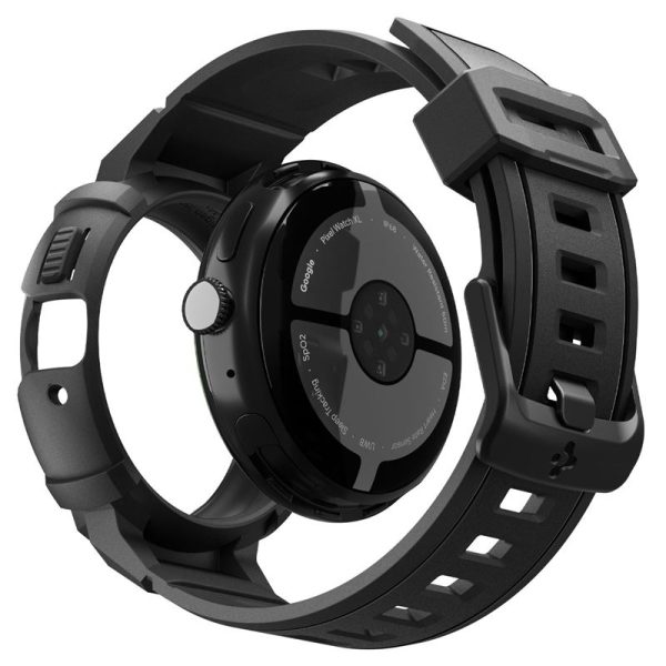 Spigen Rugged Armor matte black - Google Pixel Watch 4 41mm (ACS09484) - Image 22