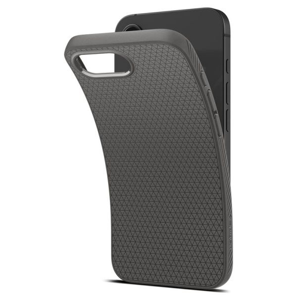 Spigen Liquid Air Marble Gray-Apple iPhone 16e (ACS09532) - Image 29