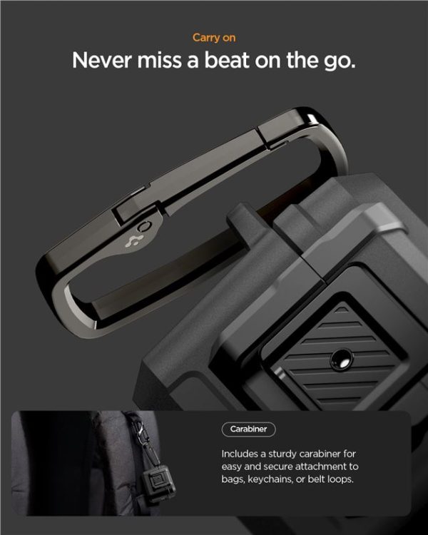 Spigen Lock Fit Matte Black-Apple AirPods Pro 3 (ACS09825) - Image 14