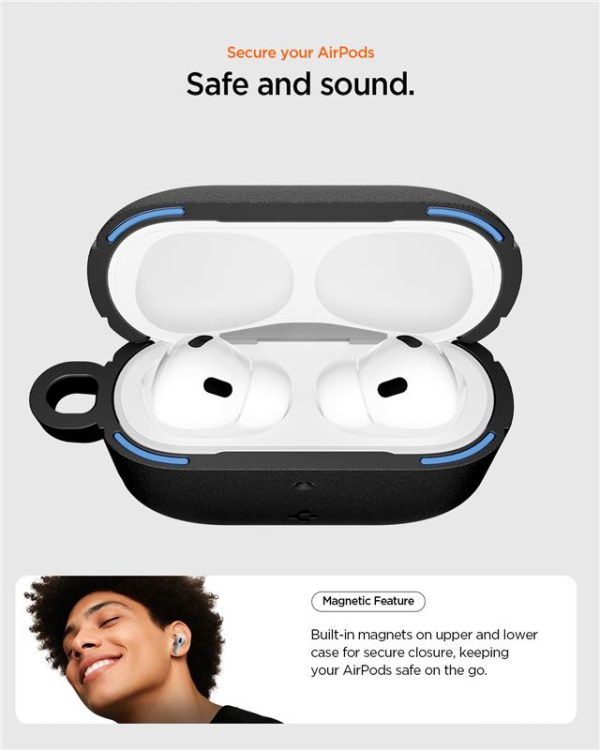Spigen Vault Matte Black-Apple AirPods Pro 3 (ACS09826) - Image 4