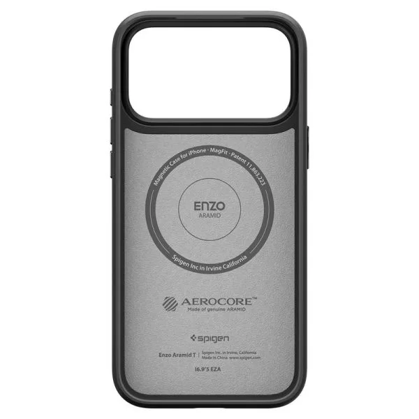 Θήκη iPhone 18 Pro Max / 17 Pro Max Spigen Enzo Aramid T MagFit MagSafe Black (ACS09906) - Image 14