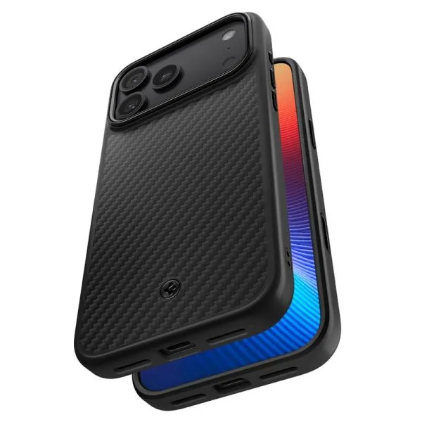 Θήκη iPhone 18 Pro Max / 17 Pro Max Spigen Enzo Aramid T MagFit MagSafe Black (ACS09906) - Image 17