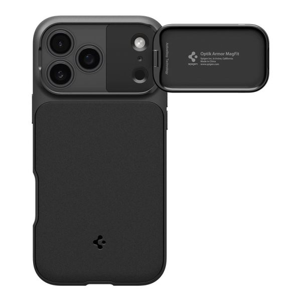 Spigen Optik Armor MagSafe Black-Apple iPhone 17 Pro (ACS09953) - Image 5