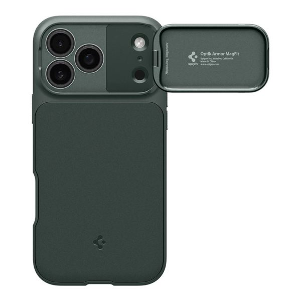 Spigen Optik Armor MagSafe Abyss Green-Apple iPhone 17 Pro (ACS09954) - Image 5