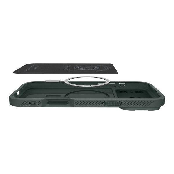 Spigen Optik Armor MagSafe Abyss Green-Apple iPhone 17 Pro (ACS09954) - Image 11