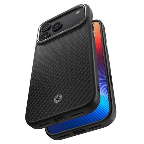 Spigen Enzo Aramid T Black Silver-Apple iPhone 17 Pro (ACS09958) - Image 7