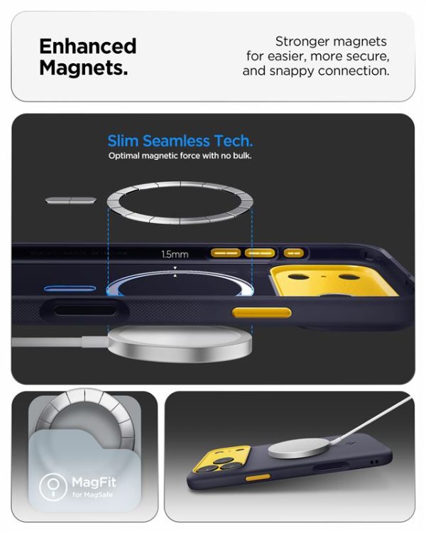 Spigen Nano Pop MagSafe Blueberry Navy-Apple iPhone 17 Pro Max (ACS10260) - Image 3