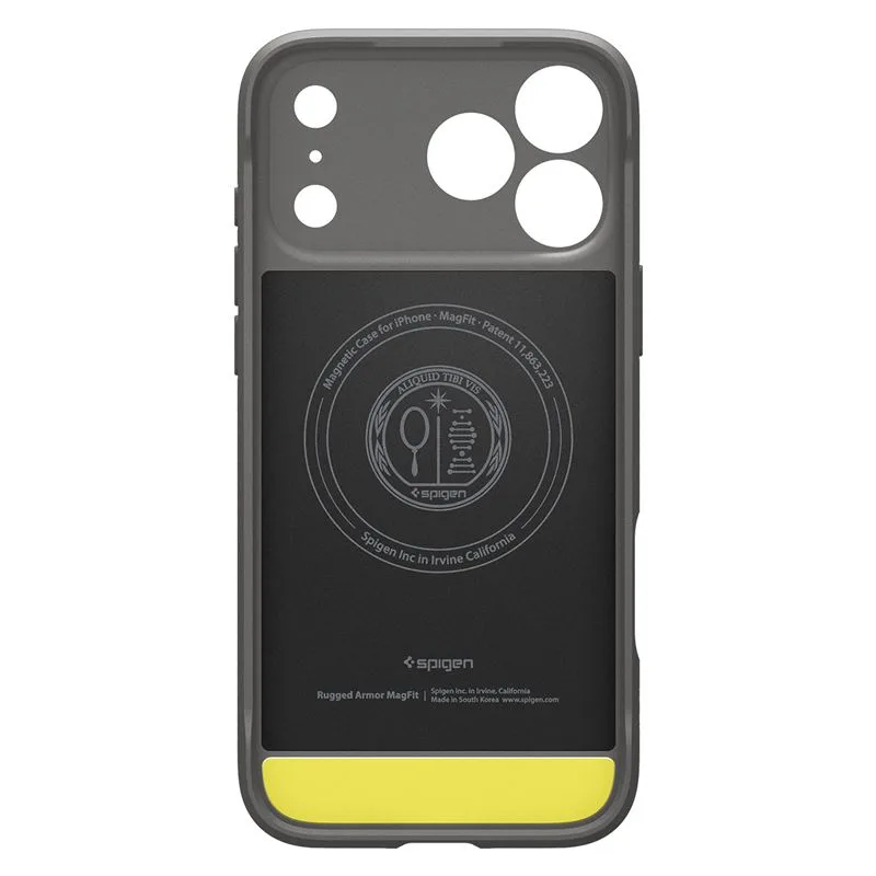 Spigen Rugged Armor MagSafe Gray-Apple iPhone 17 Pro Max (ACS10264) - Image 3