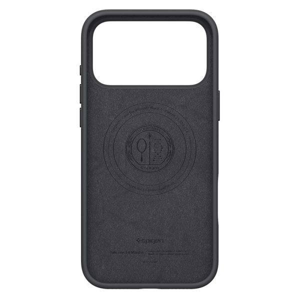 Spigen Silicone Fit MagSafe Black-Apple iPhone 17 Pro Max (ACS10270) - Image 3