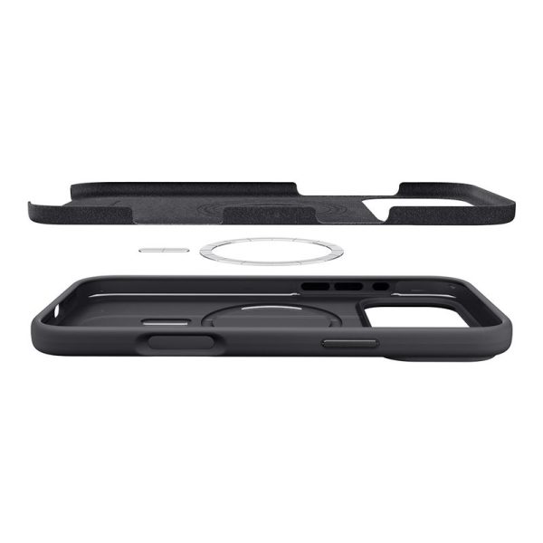 Spigen Silicone Fit MagSafe Black-Apple iPhone 17 Pro Max (ACS10270) - Image 6
