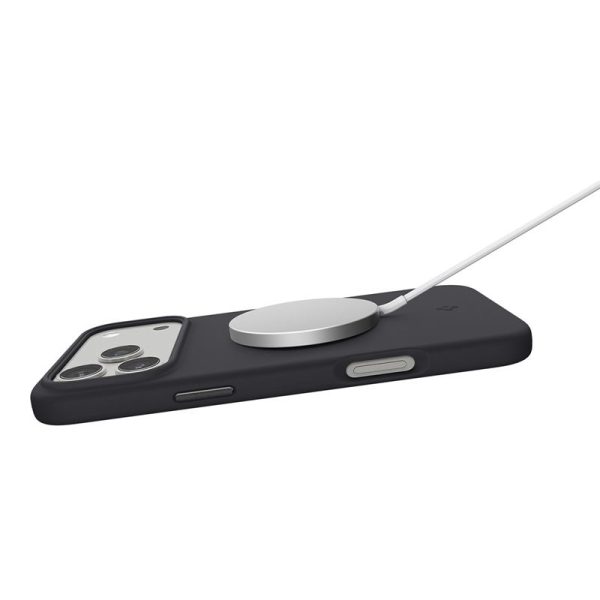 Spigen Silicone Fit MagSafe Black-Apple iPhone 17 Pro Max (ACS10270) - Image 7