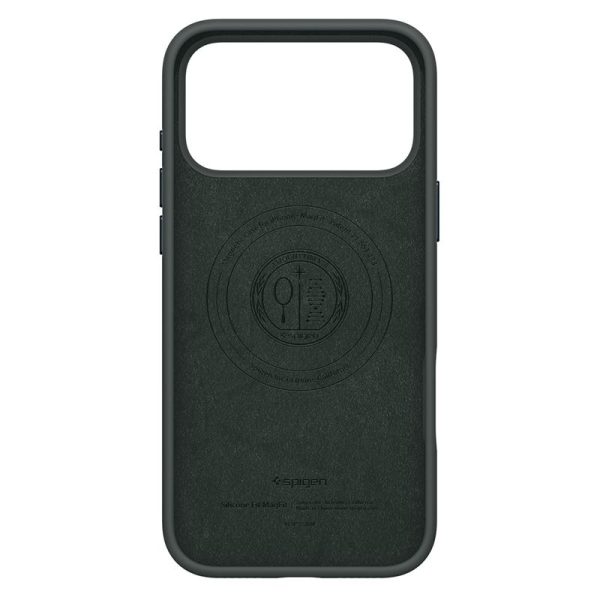 Spigen Silicone Fit MagSafe Abyss Green-Apple iPhone 17 Pro Max (ACS10271) - Image 3