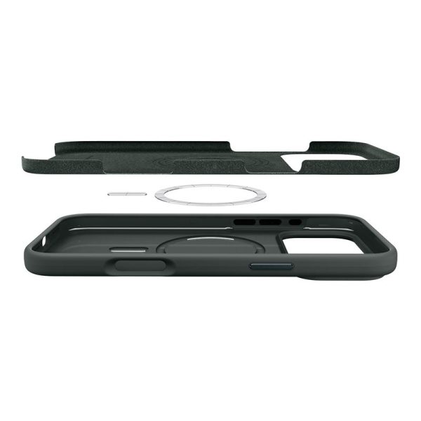 Spigen Silicone Fit MagSafe Abyss Green-Apple iPhone 17 Pro Max (ACS10271) - Image 6
